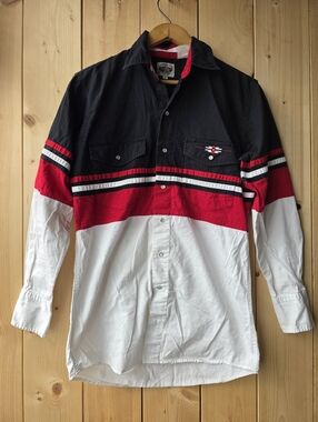 Vintage Cumberland Outfitters Pearl Snap Aztec Long Sleeve Western Shirt Small